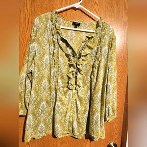 Talbots 16W 3/4 sleeve top